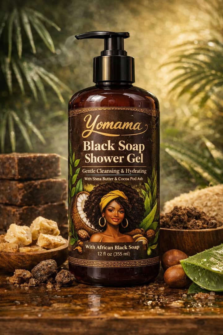 YOMANA BLACK SOAP SHOWER GEL